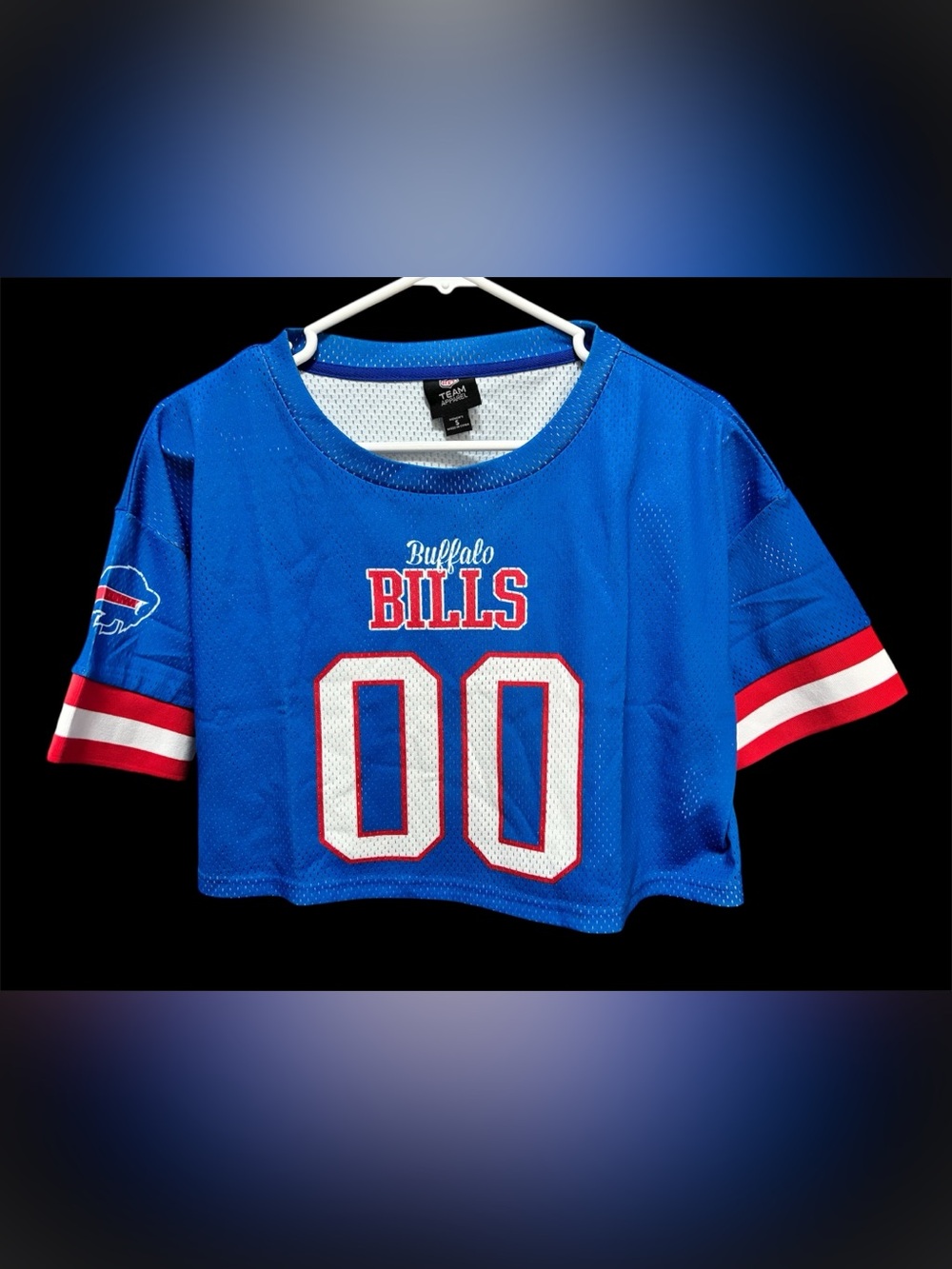 Buffalo Bills Blue Crop Football Jersey